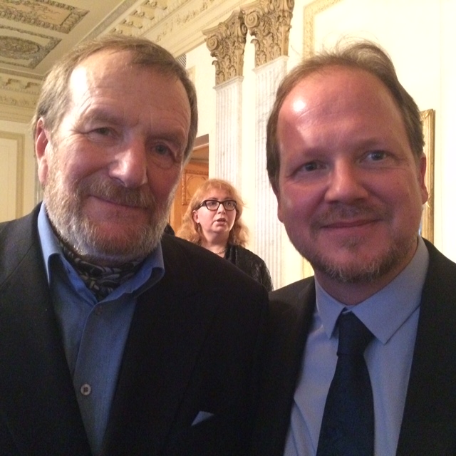 Vladimir Von Tsurikov and Maxim Shostokovich At US Consulate